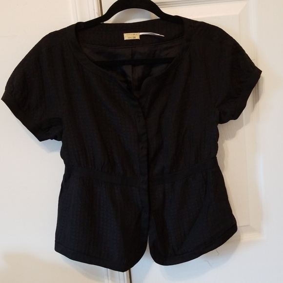 Max Studio Tops - 💜🌹Black silk top🛍💕